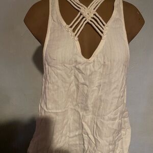 Elegant White Sleeveless Top